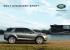 Katalóg Land Rover Discovery Sport MY2016
