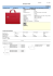FERGIE taška na dokumenty, červená 72229-30