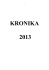 Kronika 2013 - text
