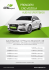 Pronájem CNG vozu Audi A3 Sportback