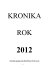 Kronika 2012